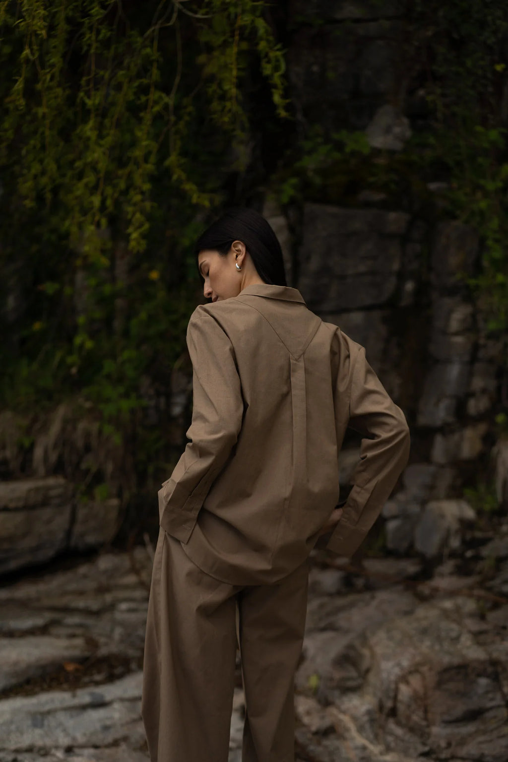 Jane Button Up- Mocha