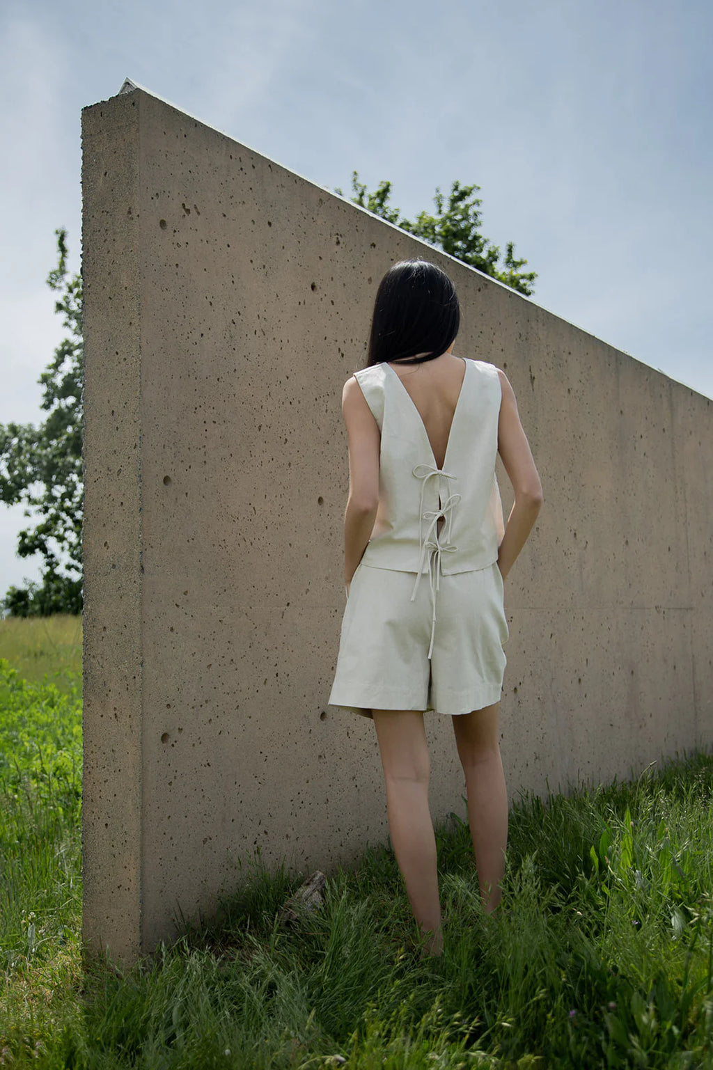 Reversible Kate Tank - Birch