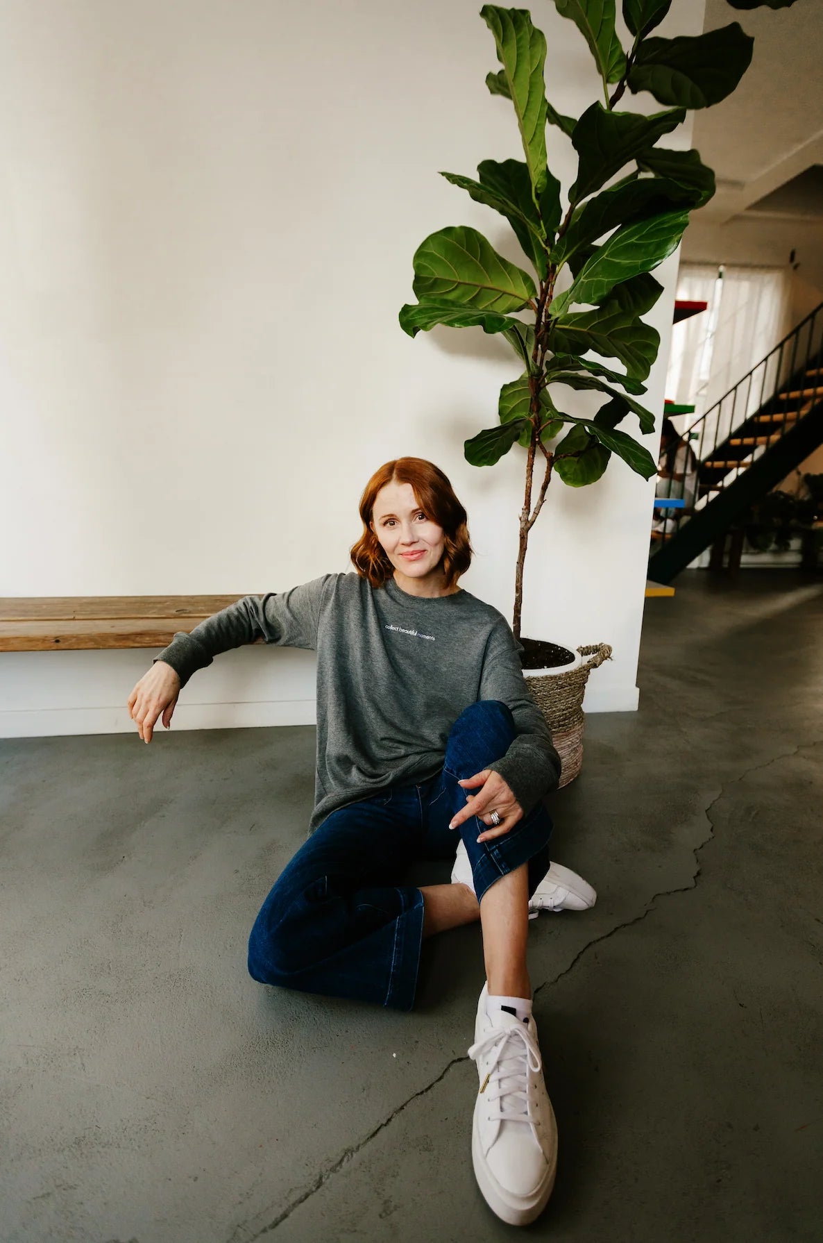 Sweet Sunday Sweater- Stone Grey