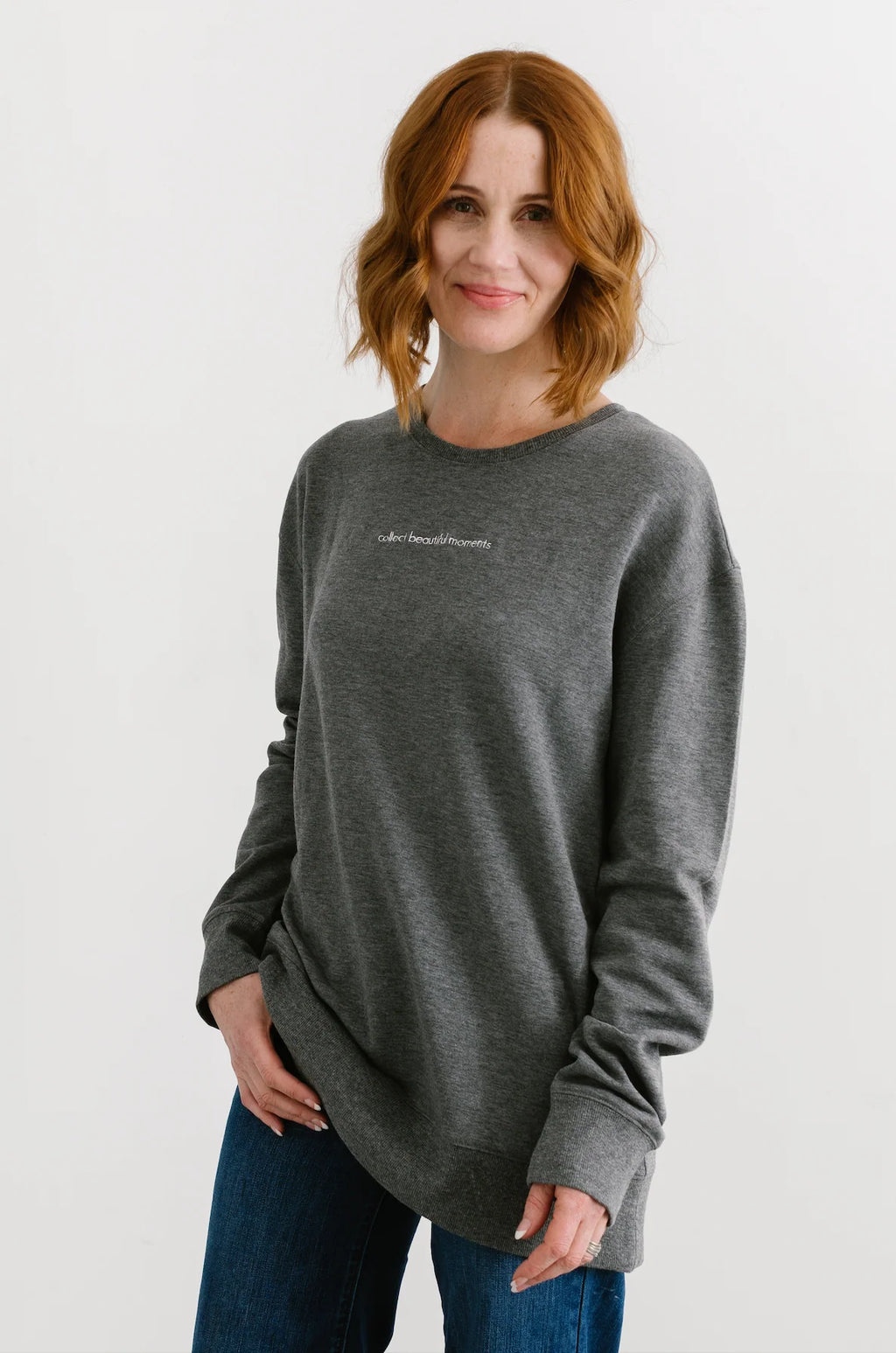 Sweet Sunday Sweater- Stone Grey