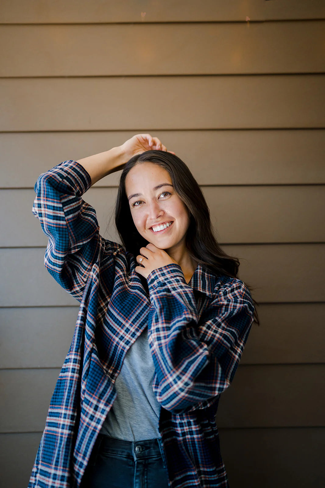 Erika Flannel- Blue Sea