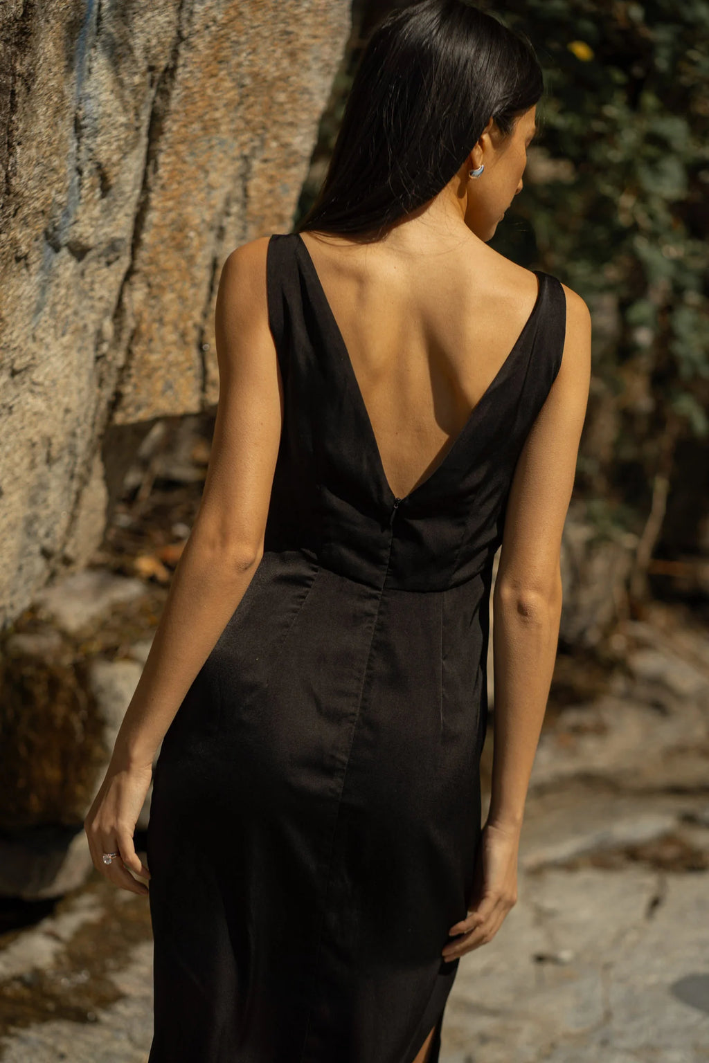 Jake Slip Dress- Black