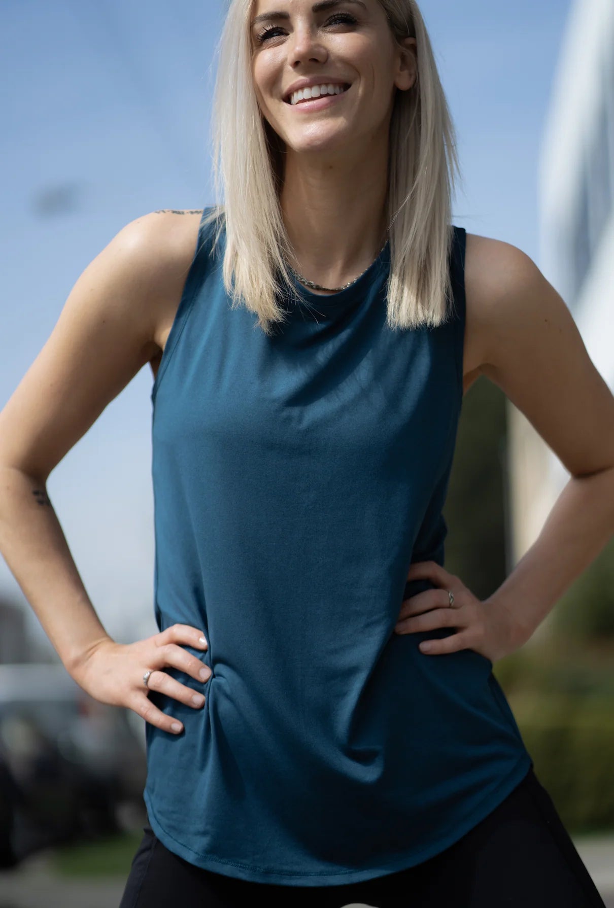 Live with Gratitude- Cross Tank