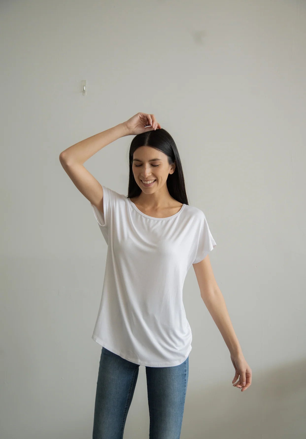 Let's be brave and kind, and love more than less- Scoop Neck Tee