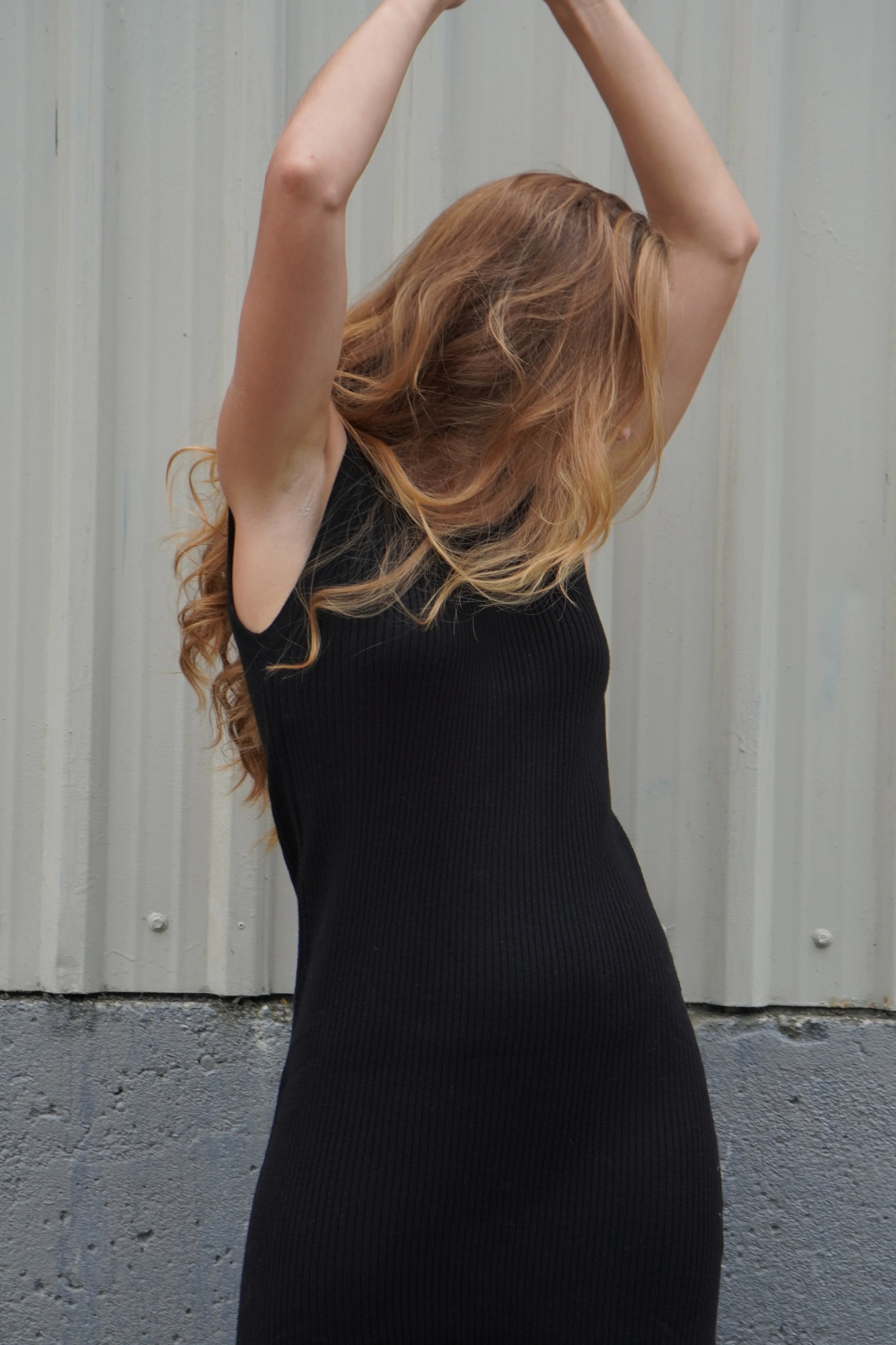 Jasper Dress in True Black