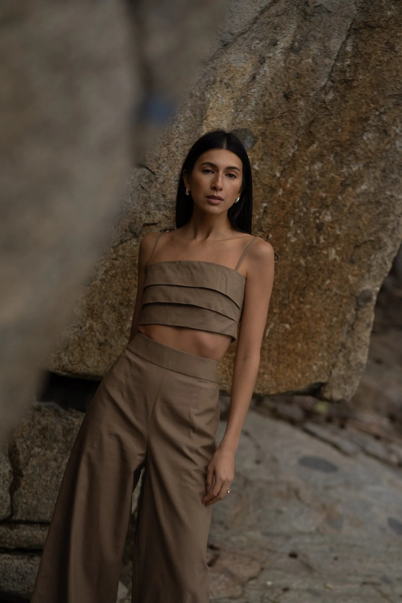 Richard Tie Top- Mocha