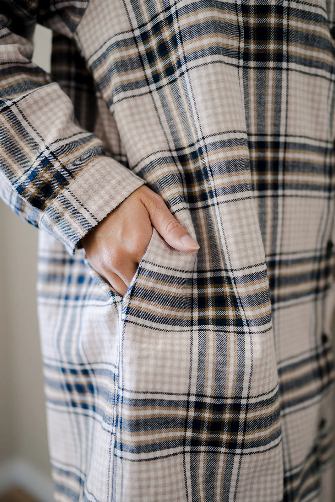 Erika Flannel- Oatmeal