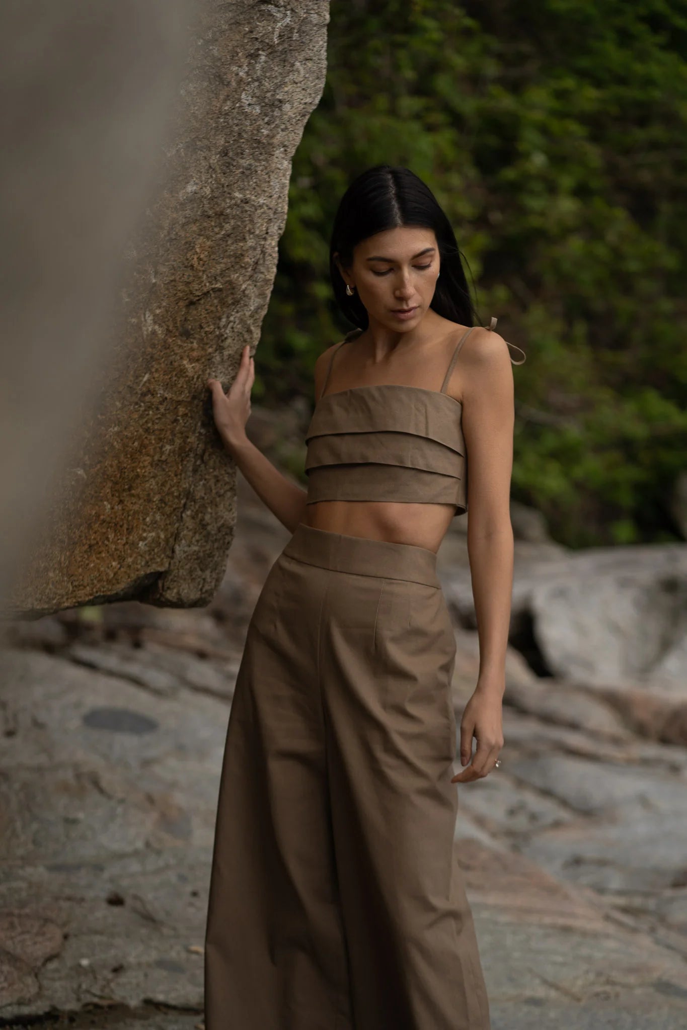 Richard Tie Top- Mocha