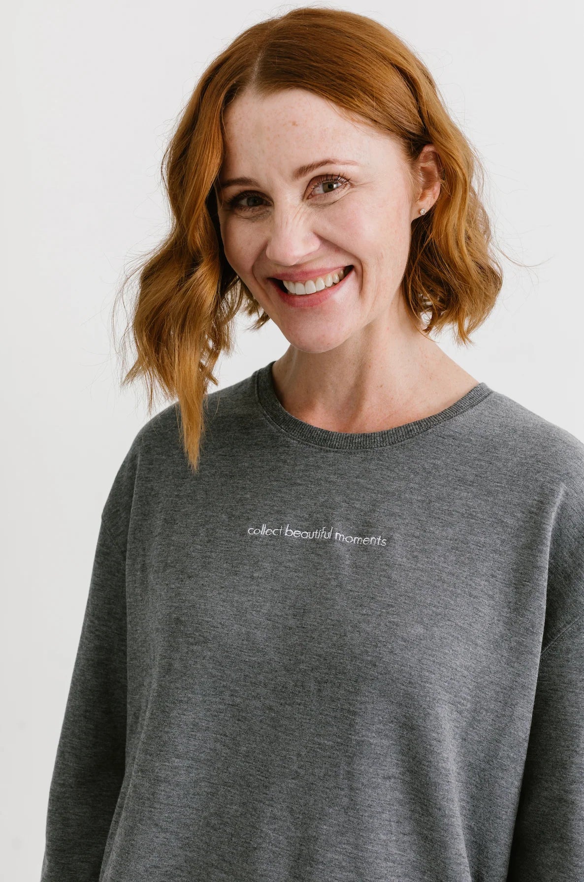 Sweet Sunday Sweater- Stone Grey