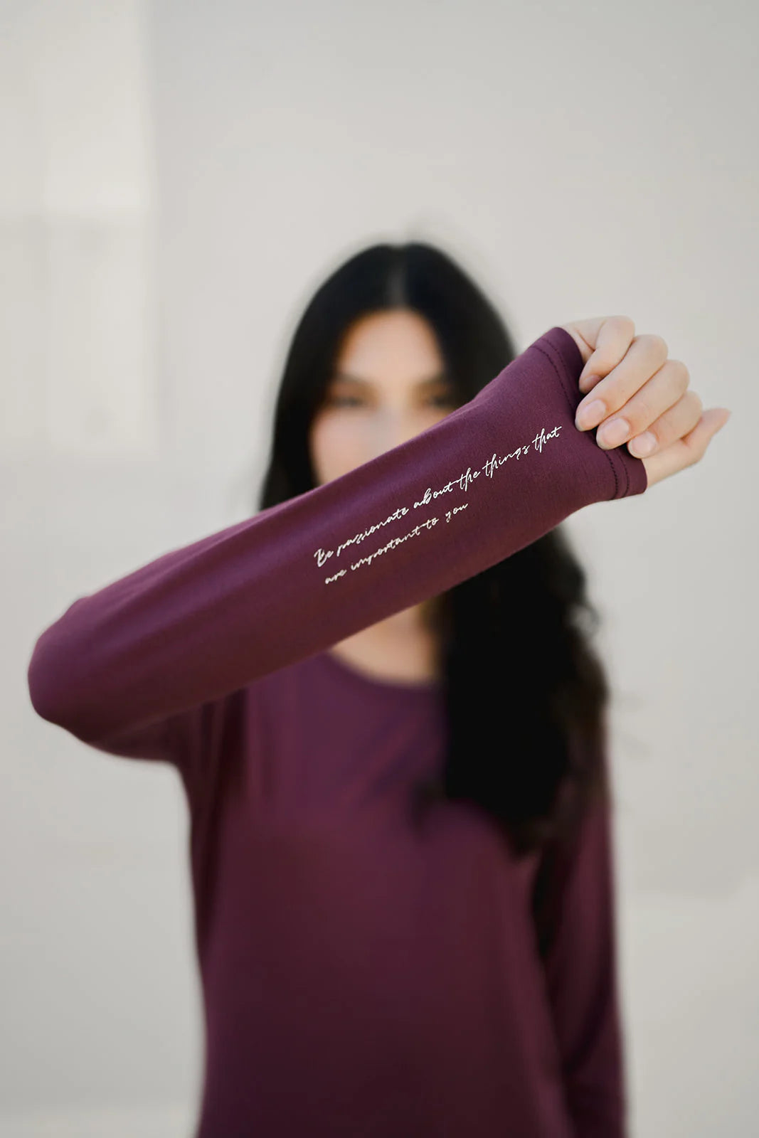 Be Passionate About the Thing that are Important to you- Maroon Long Sleeve