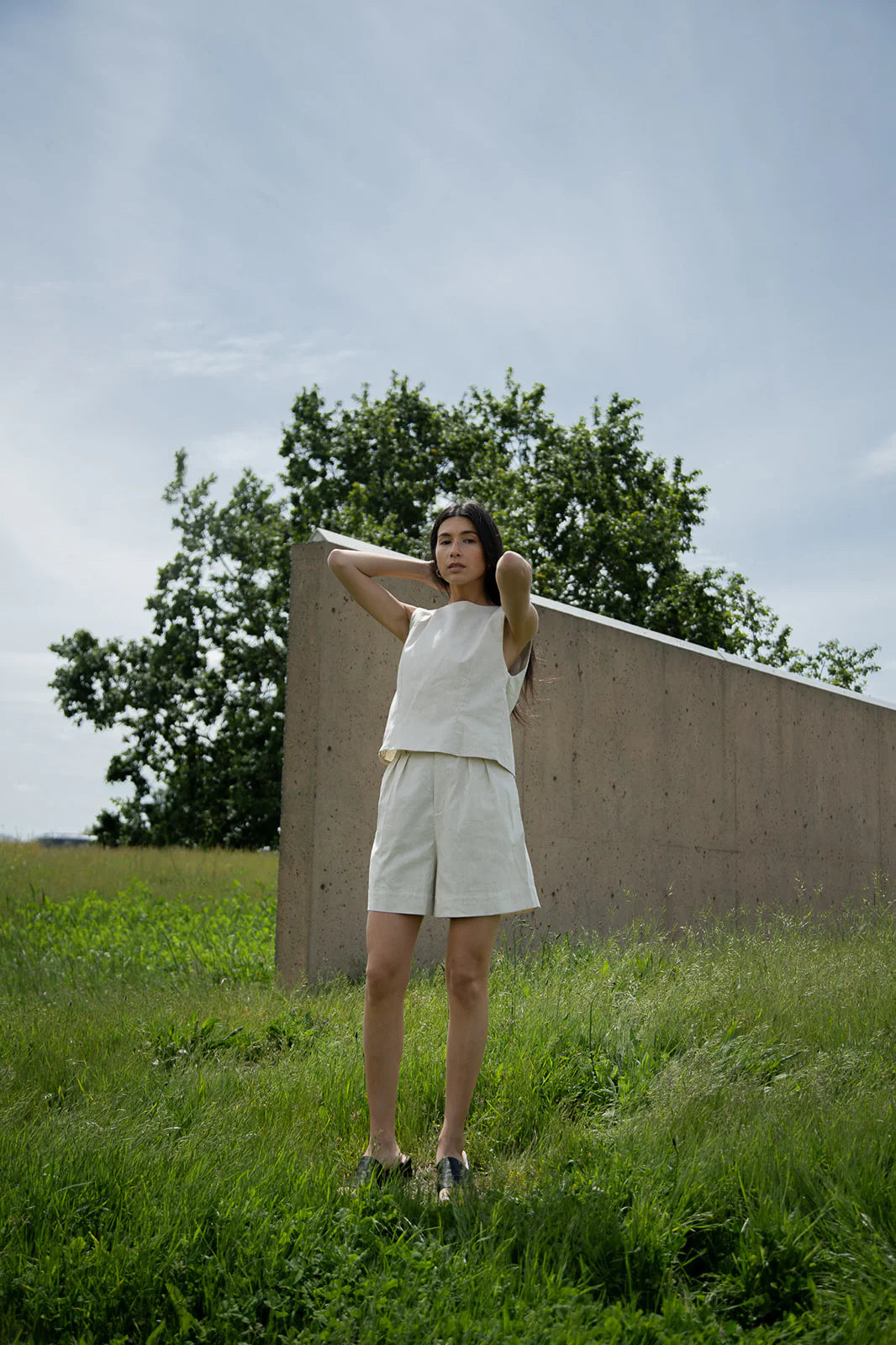 Reversible Kate Tank - Birch