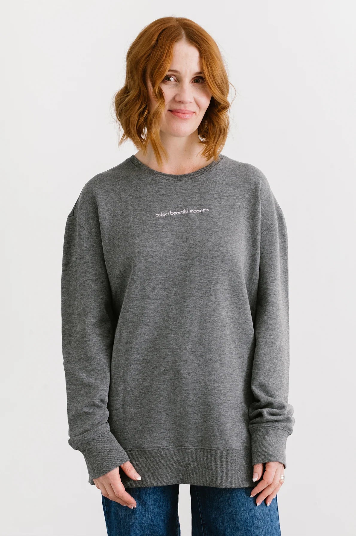 Sweet Sunday Sweater- Stone Grey