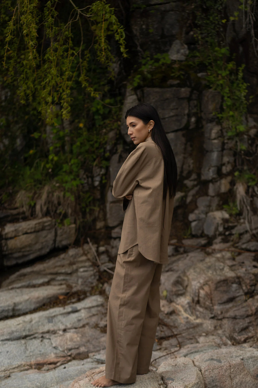 Jane Button Up- Mocha