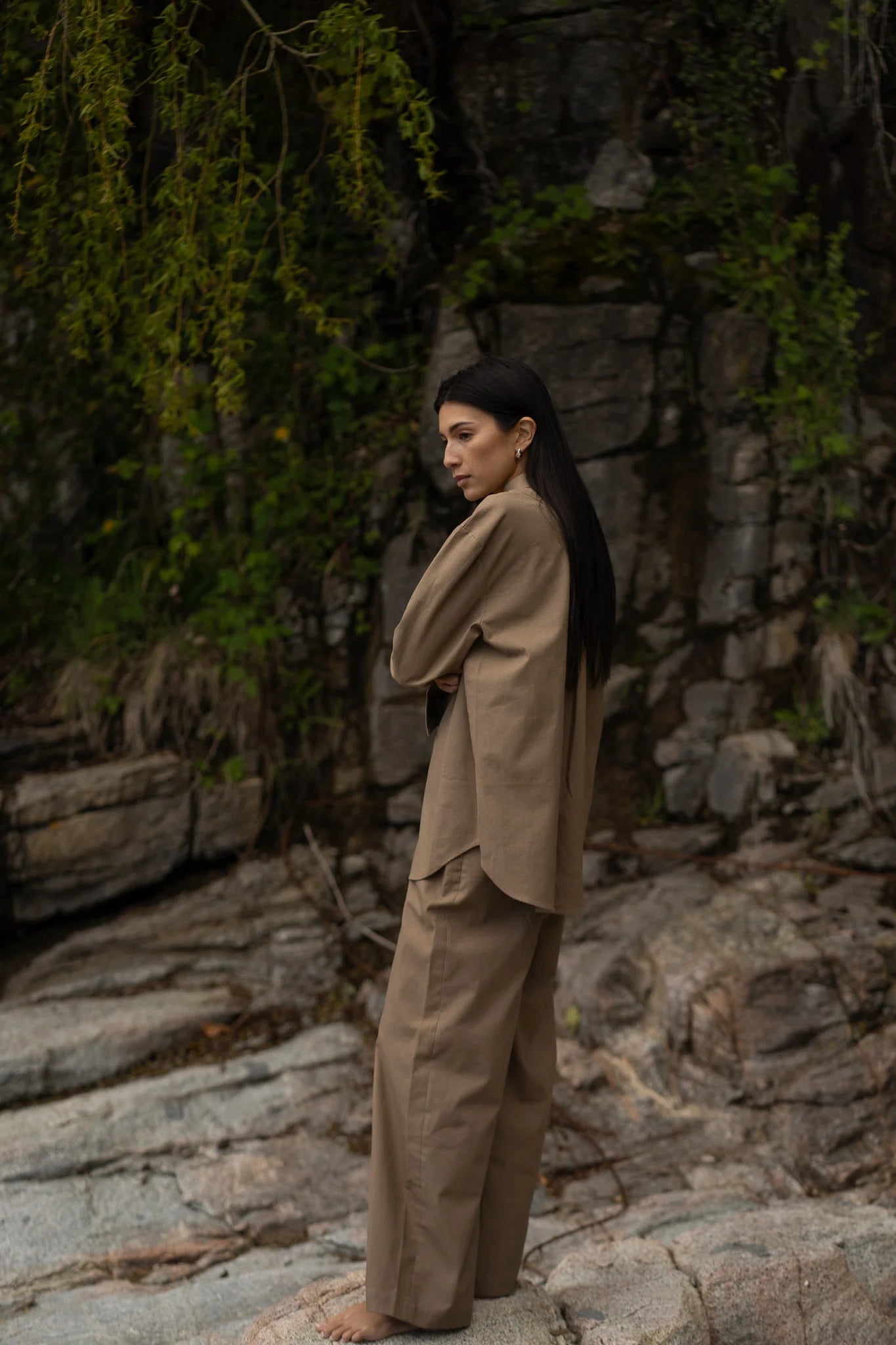 Jane Button Up- Mocha