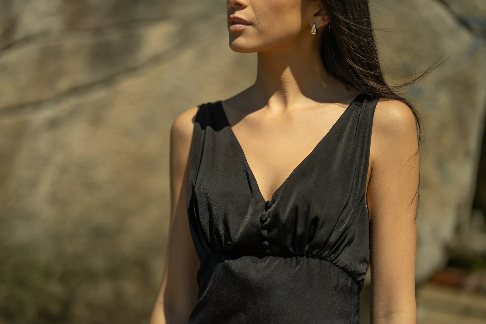 Jake Slip Dress- Black