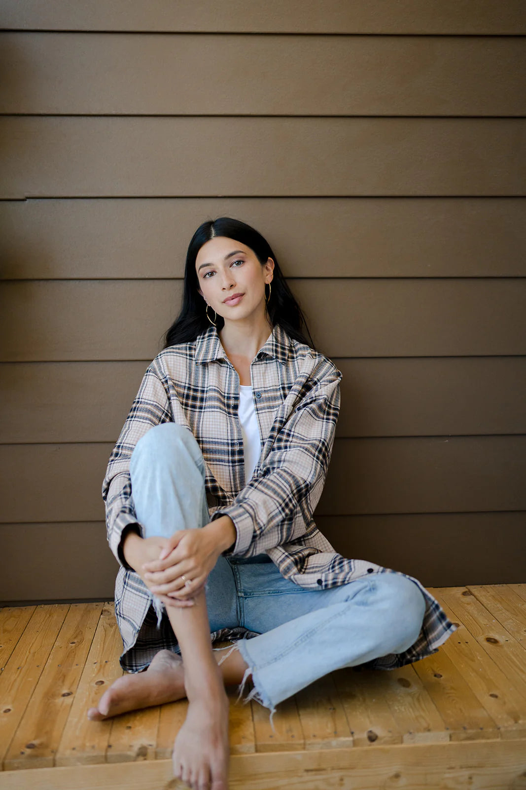 Erika Flannel- Oatmeal