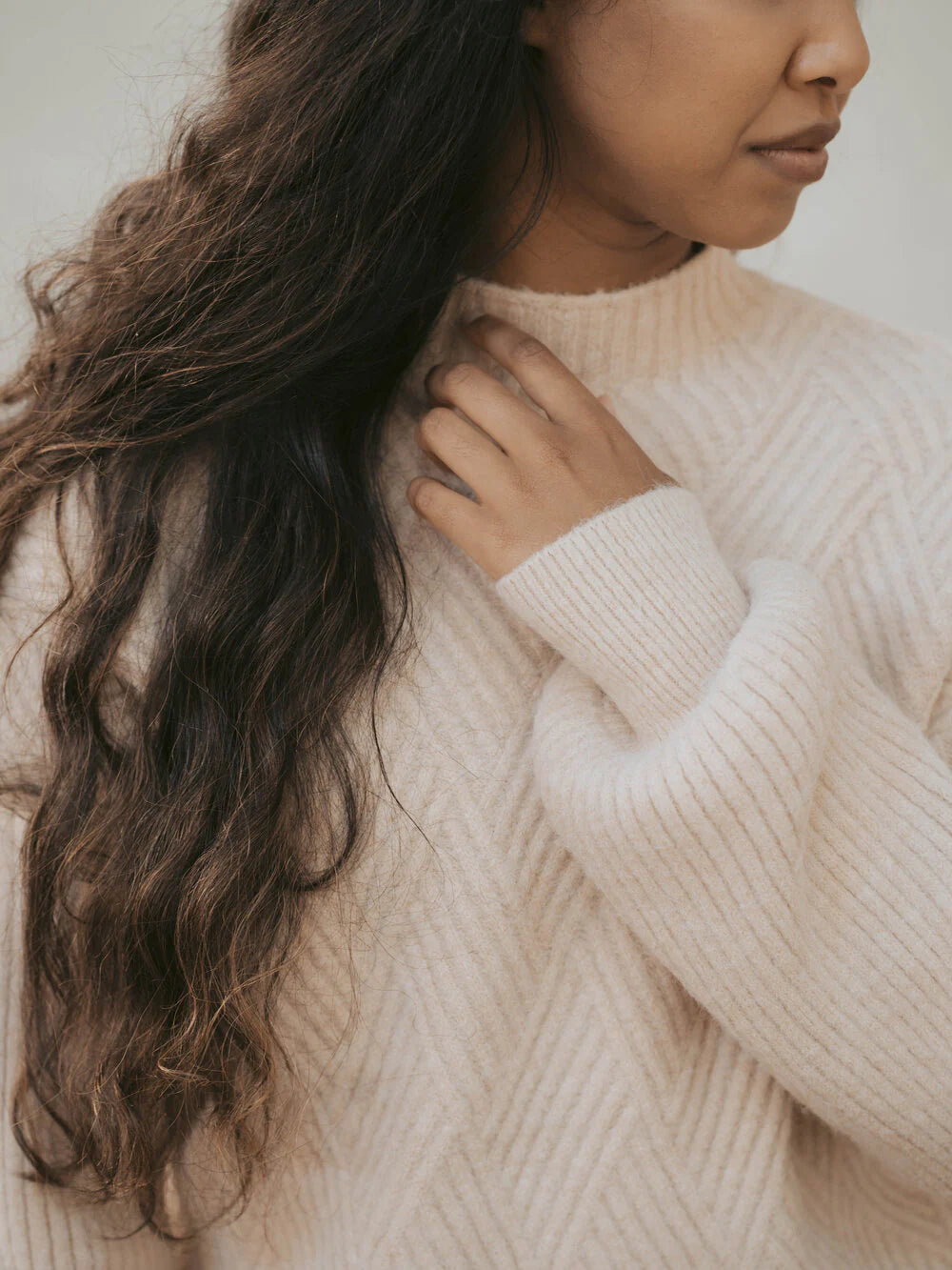 You Are Fearless- Caramel Knit Sweater