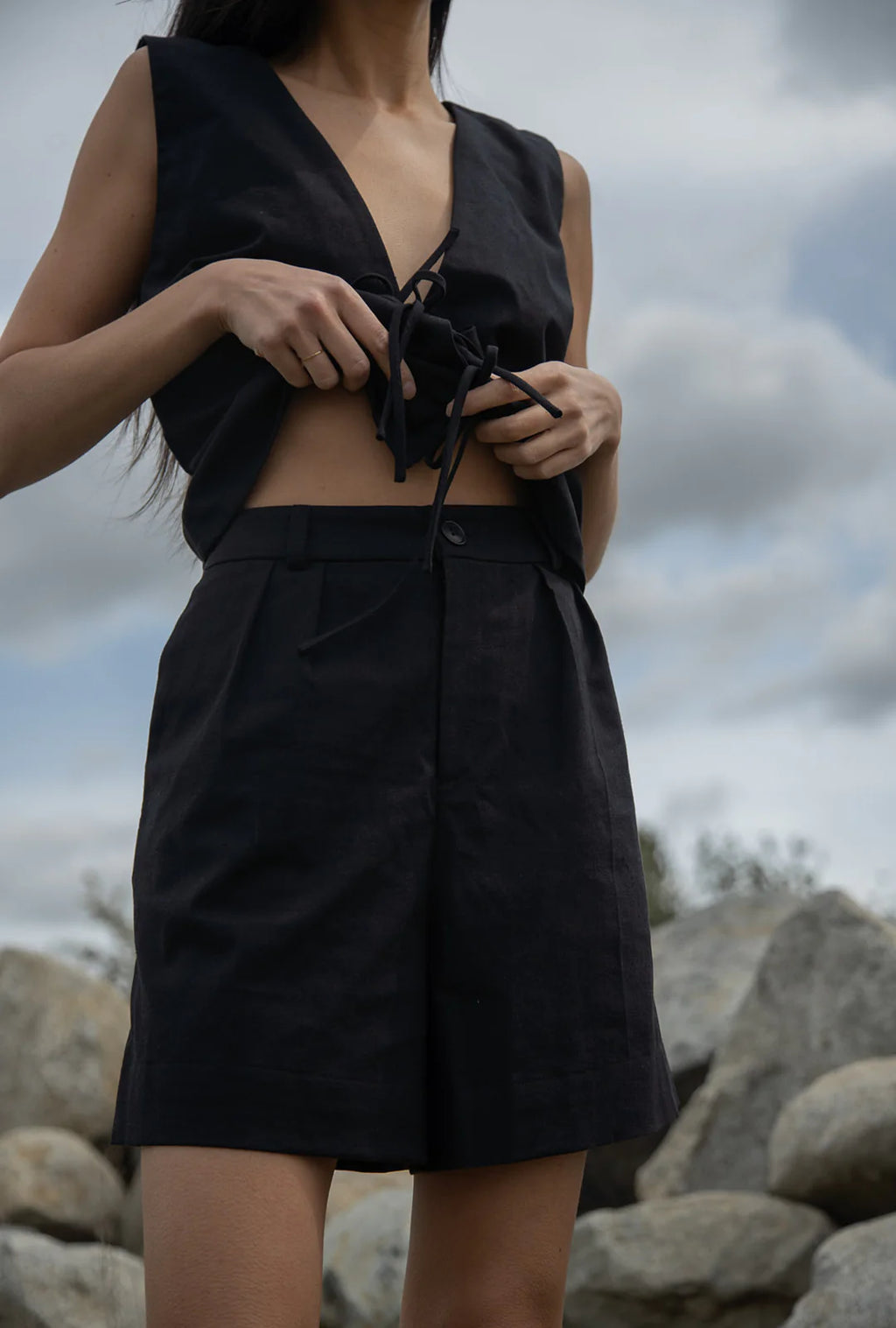 Reversible Kate Tank - Black