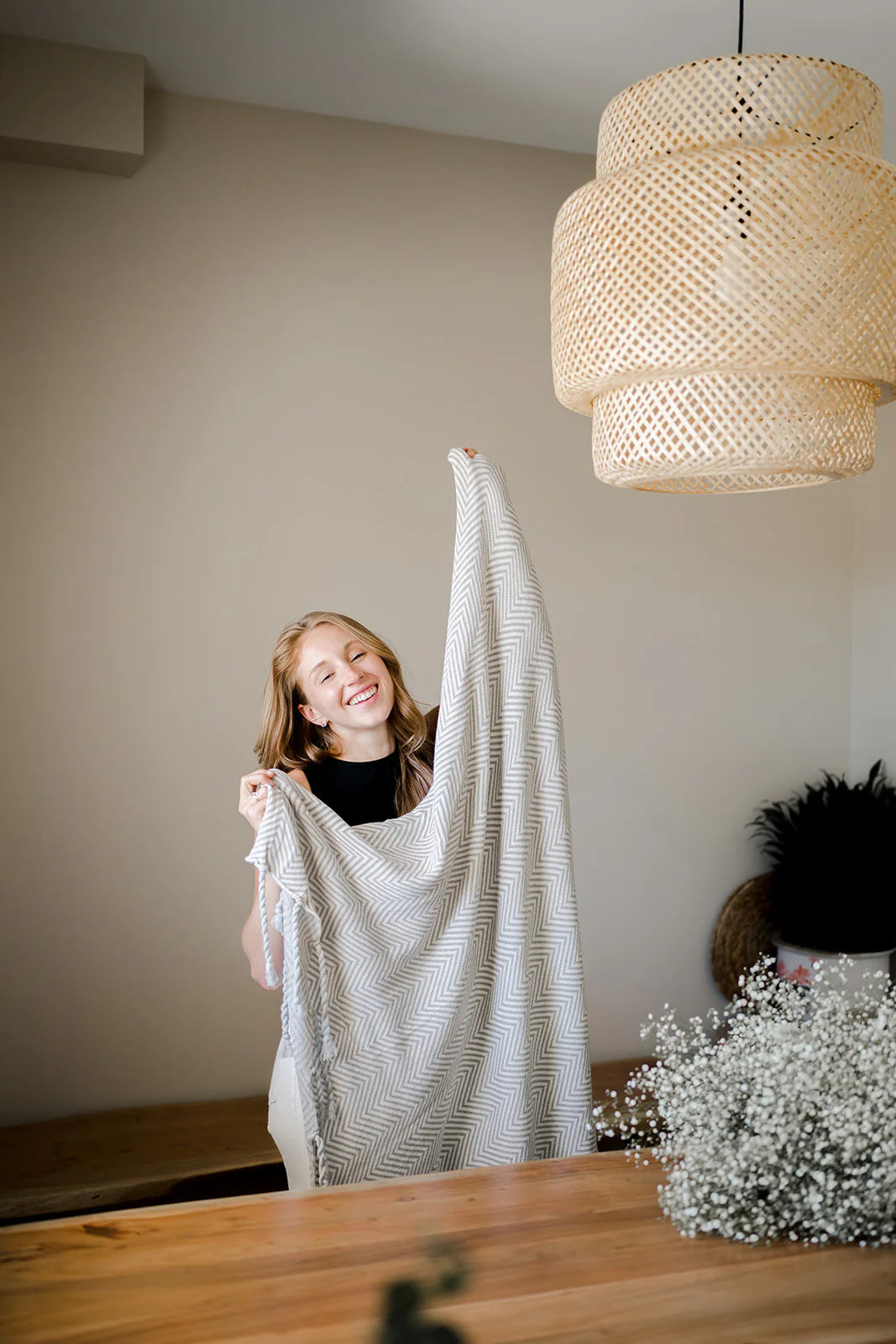 Coastal Horizon Blanket