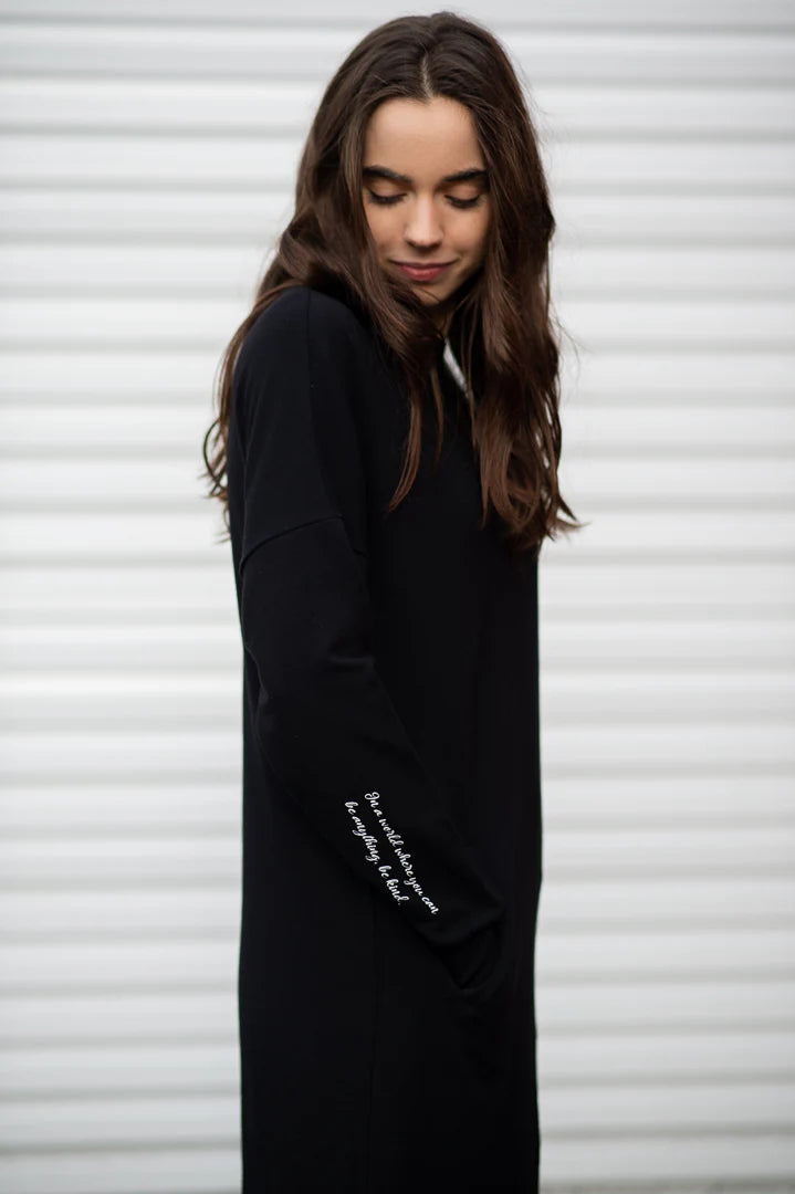 In a World Where You Can be Anything, be Kind Sweater Dress