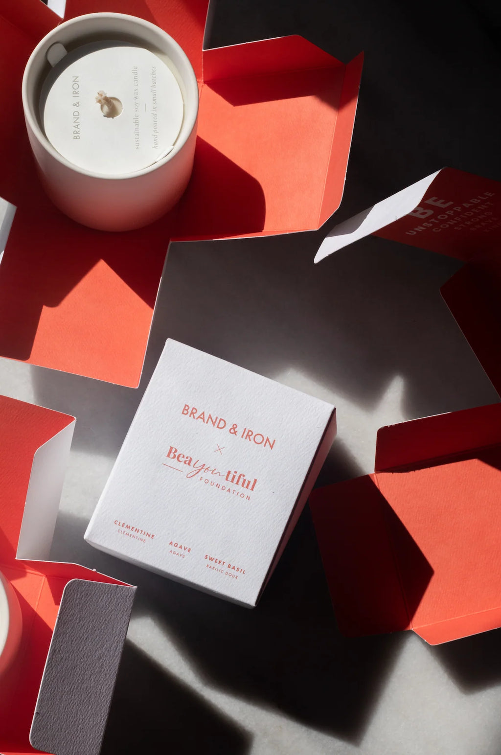 Brand & Iron x The BeaYOUtiful Foundation Candle Collaboration