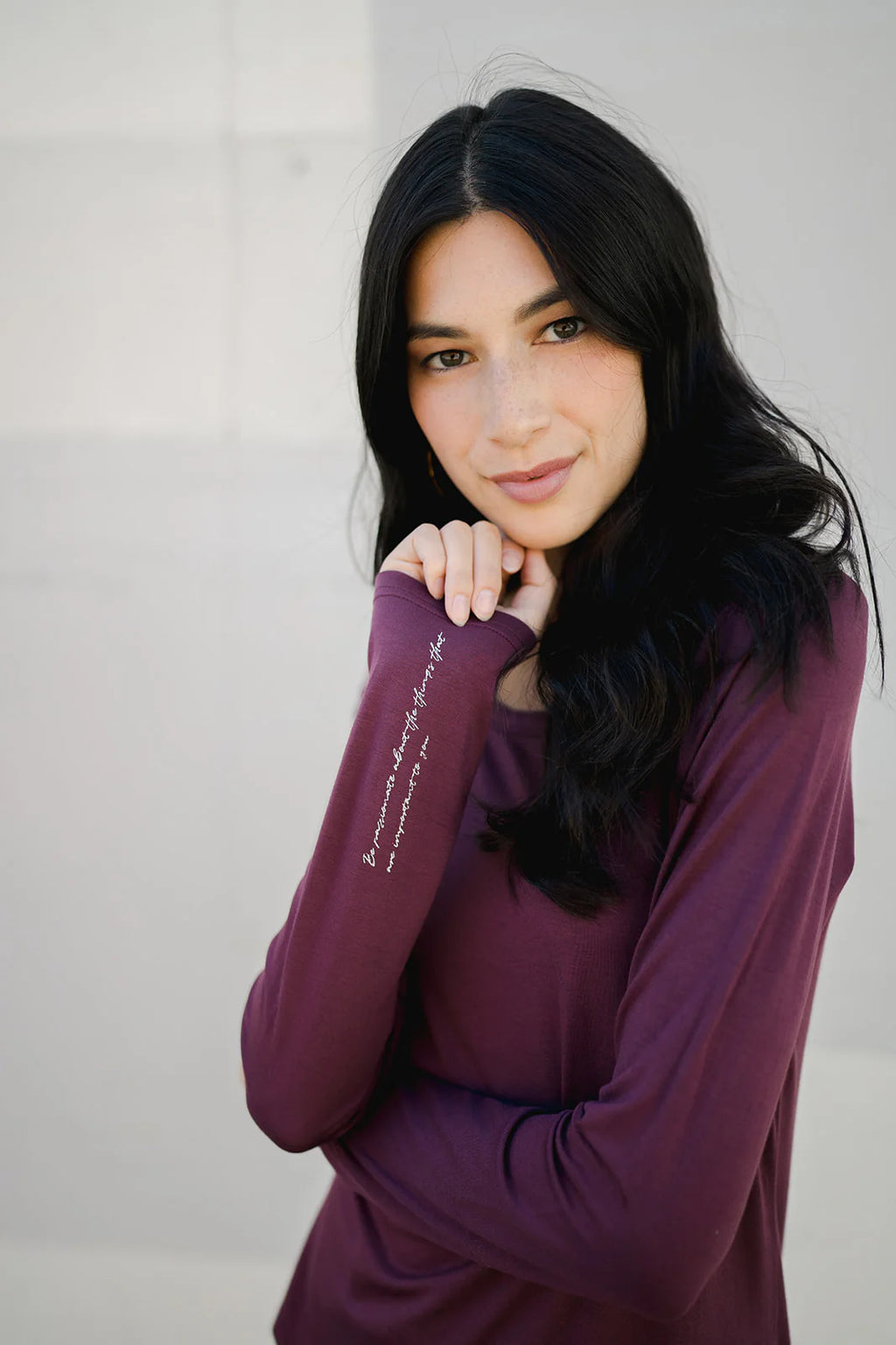 Be Passionate About the Thing that are Important to you- Maroon Long Sleeve