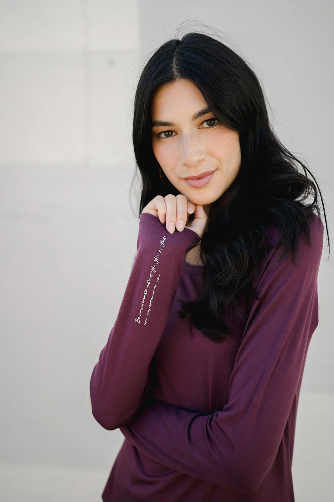 Be Passionate About the Thing that are Important to you- Maroon Long Sleeve