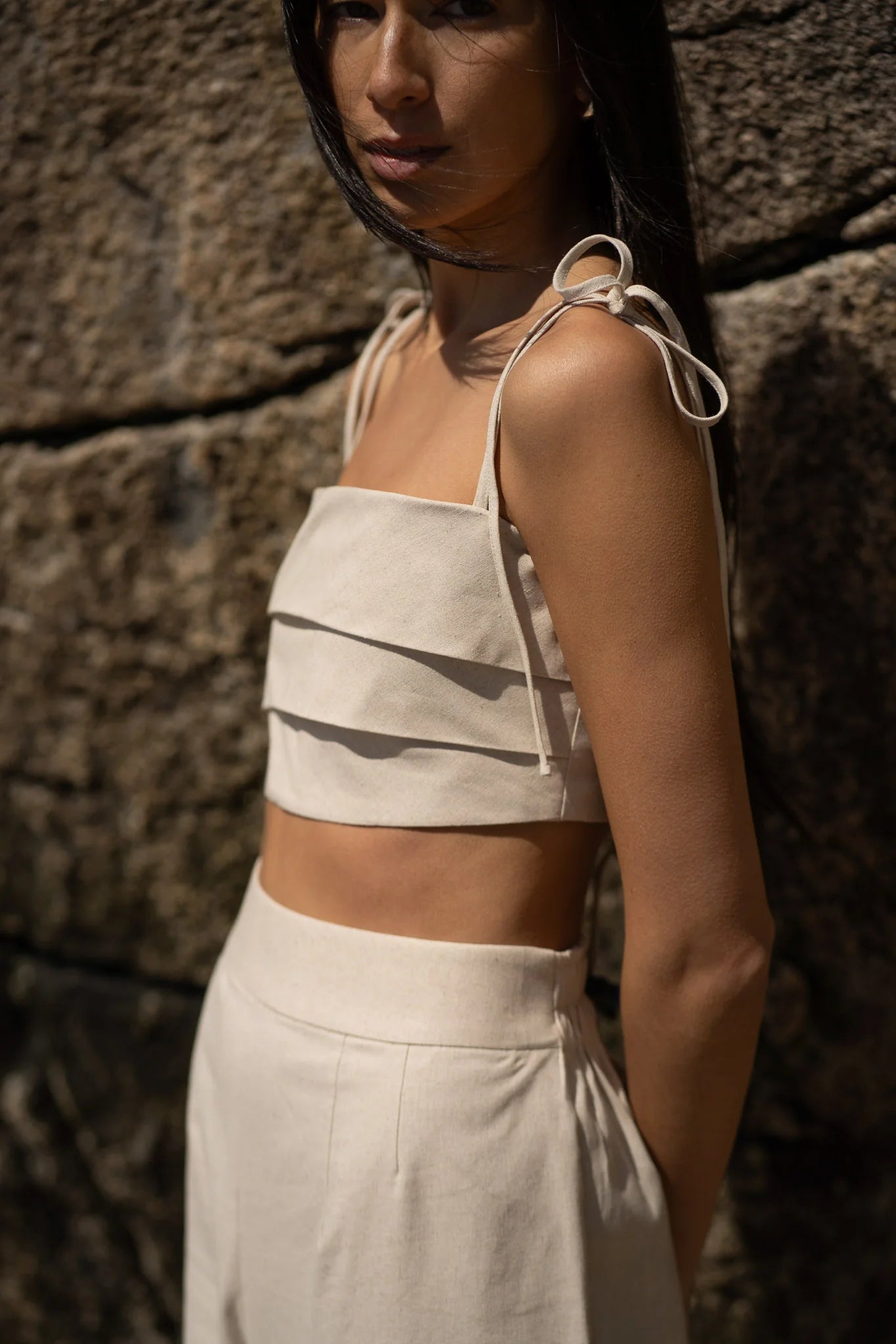 Richard Tie Top- White Birch